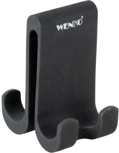 Wenko Άγκιστρο Μπάνιου Διπλό με Βίδες ​5x7cm Μαύρο
