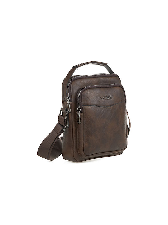 Verde Men's Bag Shoulder / Crossbody Brown