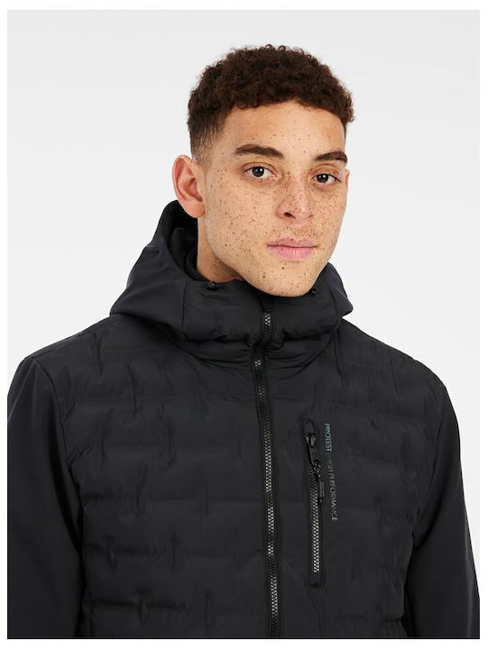 Geacă Puffer Negru