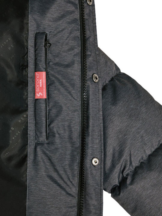 Μπουφάν Dk Grey Marl