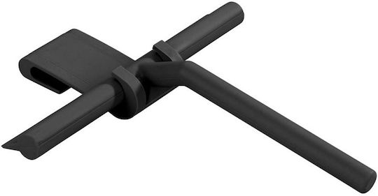 Glass Surface + Tile Cleaner Wenko Mola Black 24171100 21x4x24.5 Stainless Steel