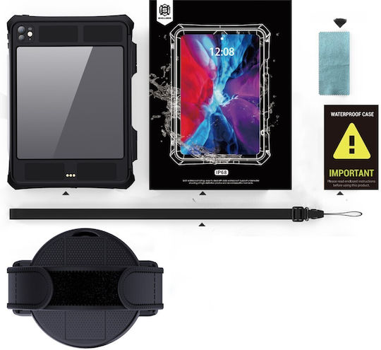 Wasserdichte Shellbox-Hülle IP68 Apple iPad Pro 11" 5. Generation 2024 Schwarz