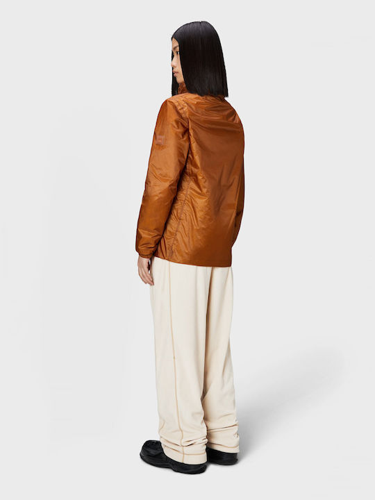 Rains Curve Jacket Rust