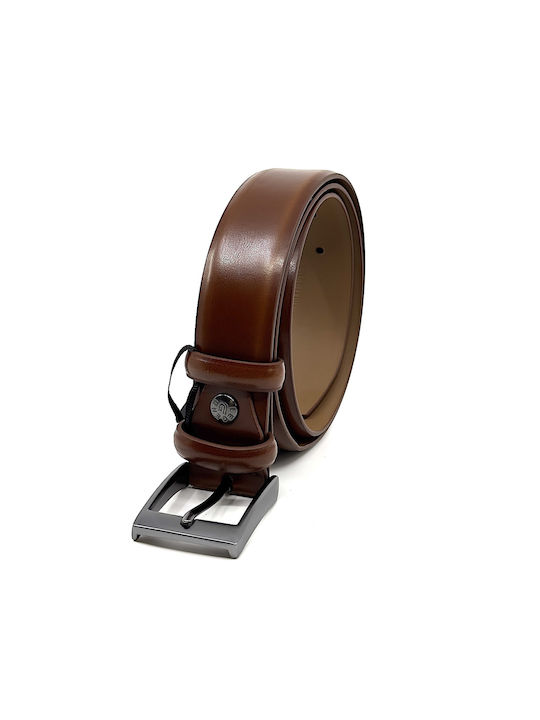 Legend Accessories Men's Leather Belt Brown