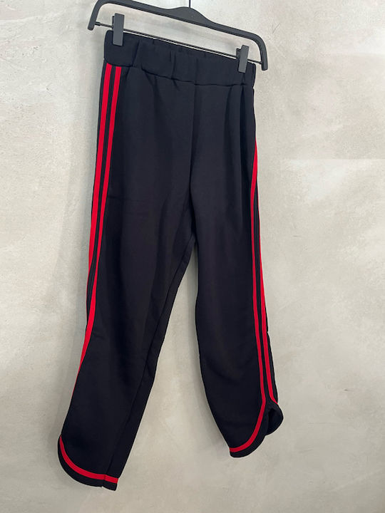 Παντελόνι Φόρμας Κάπρι Black, Red