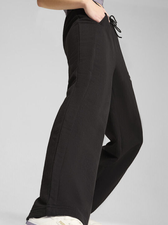 T7 Hohe Taille Jogginghose Black