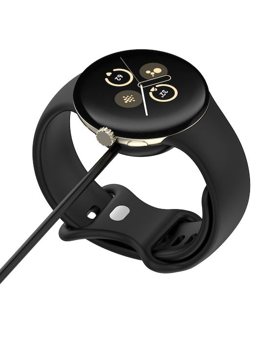 Зарядно устройство Google Pixel Watch3 41mm 45mm 2 Fitbit Ace Lte Usb Techsuit Thc5 Черно