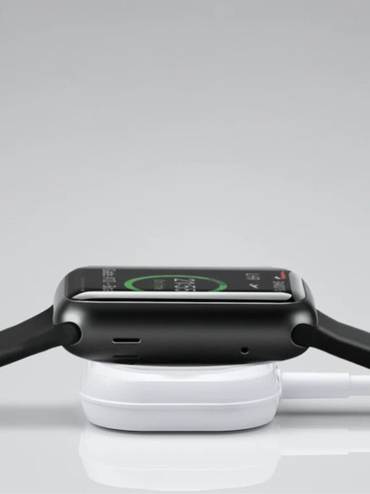Μαγνητικός Φορτιστής Apple Watch Λευκό