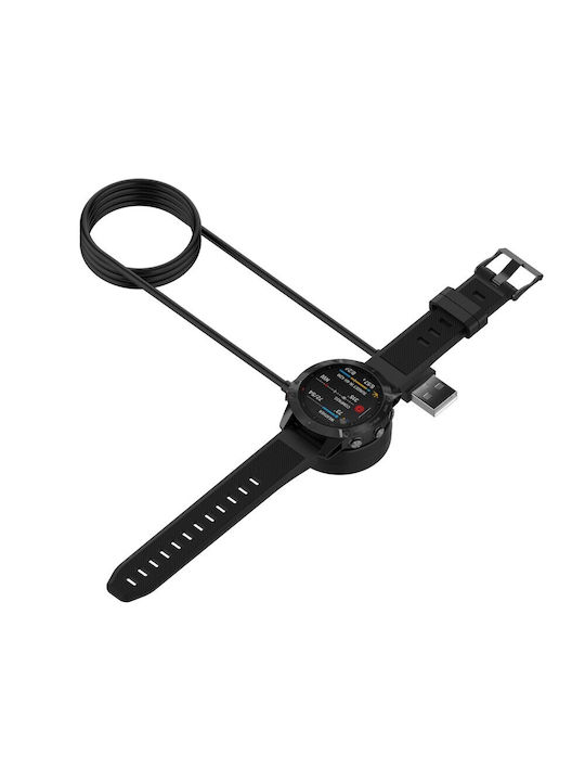 USB Charger Cable for Garmin Fenix 7 7s 7x 5 5s 5x 6 6s 6x Black
