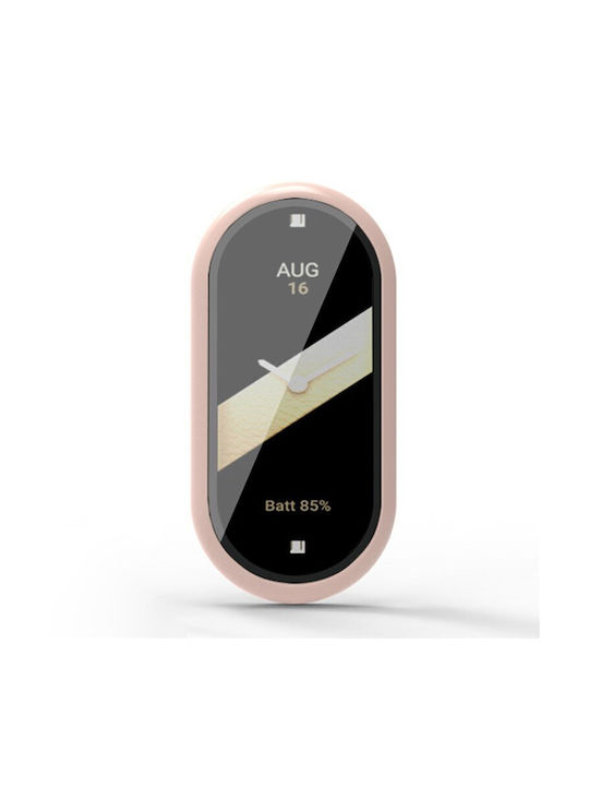 Θήκη 2σε1 + Γυαλί Μετριασμένο Amazfit Bip 5 Ροζ