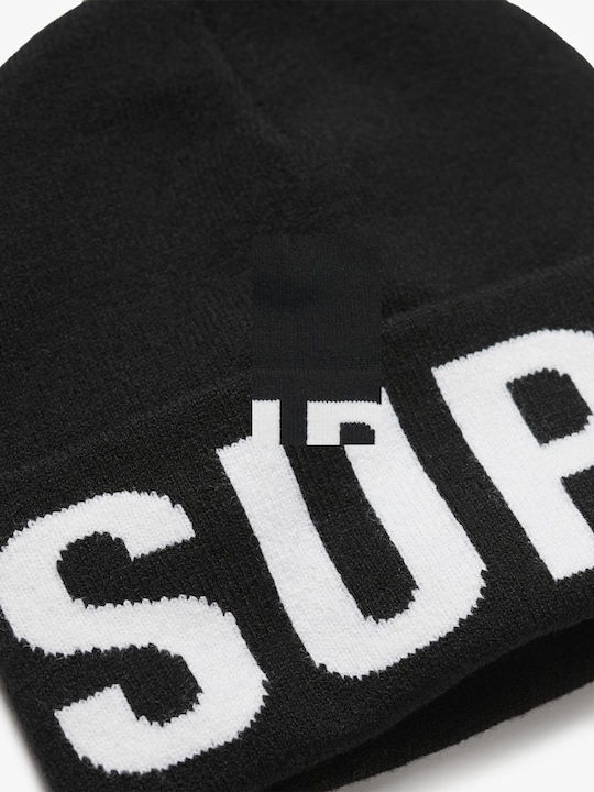 Beanie Beanie Knitted in Black color