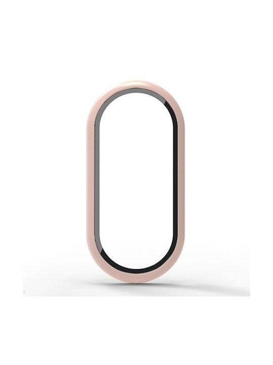 Hülle 2-in-1 + Panzerglas Amazfit Bip 5 Rosa
