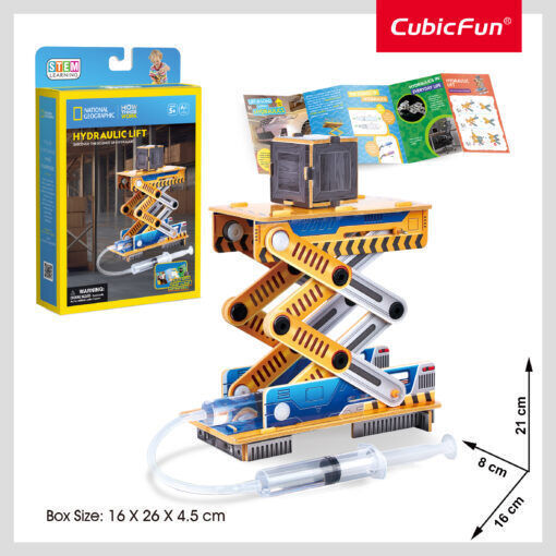 Cubic Fun Papier-Bauspielzeug Aufzug für Kinder ab 5+ Jahre Jahren