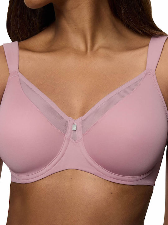 True Shape Sensation Ροζ Minimizer Σουτιέν με Μπανέλες