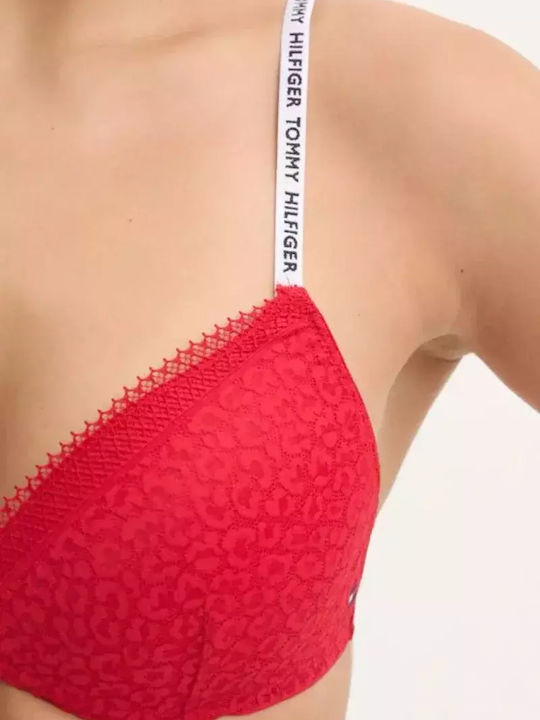 Tommy Hilfiger Women's Bralette Bra Red