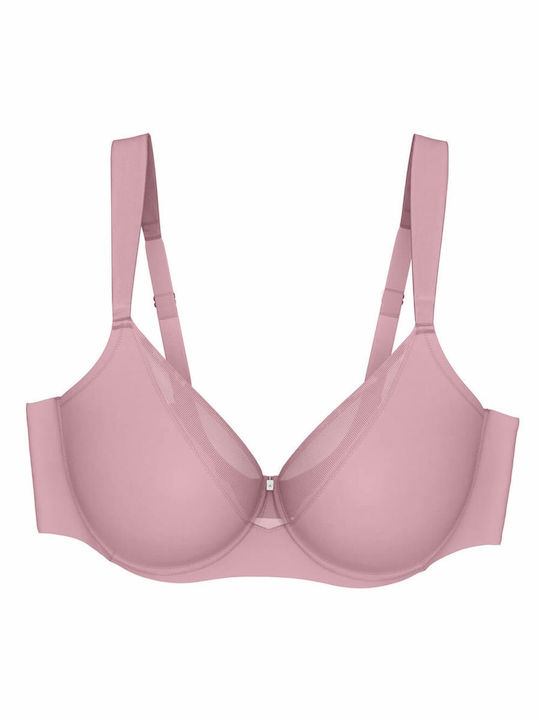 True Shape Sensation Ροζ Minimizer Σουτιέν με Μπανέλες