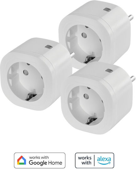 Pack 3 Intelligente Steckdosen Drahtlos Tuya Omajin von Netatmo