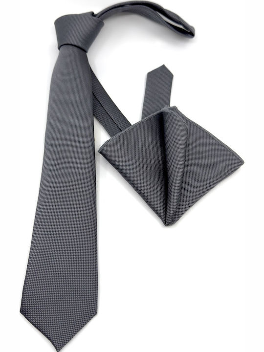 Legend Accessories Men's Tie Set Monochrome Charcoal
