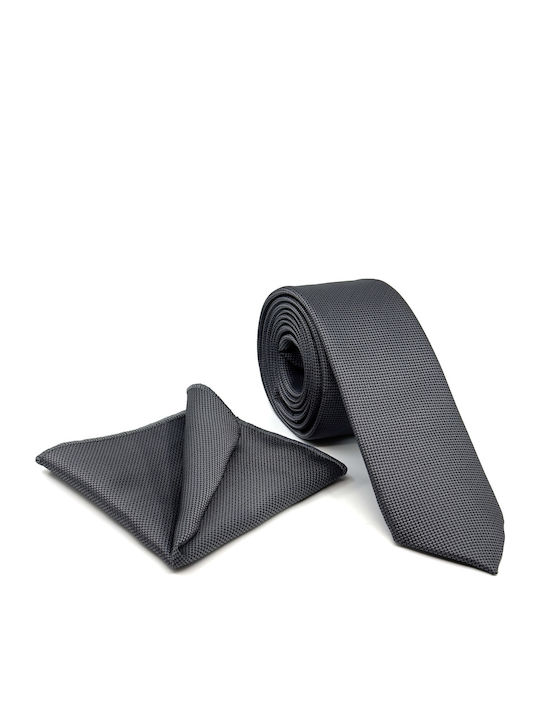Legend Accessories Men's Tie Set Monochrome Charcoal