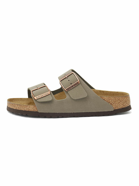 Birkenstock Classic Arizona Women's Flat Sandals in Gray Color