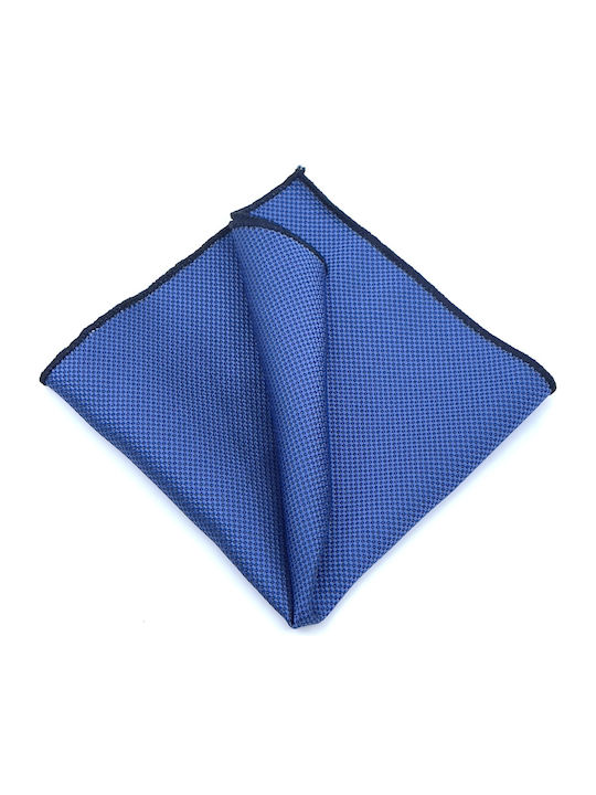 Legend Accessories Herren Krawatten Set Synthetisch,Polyester/Cotton/Leather Monochrom in Blau Farbe