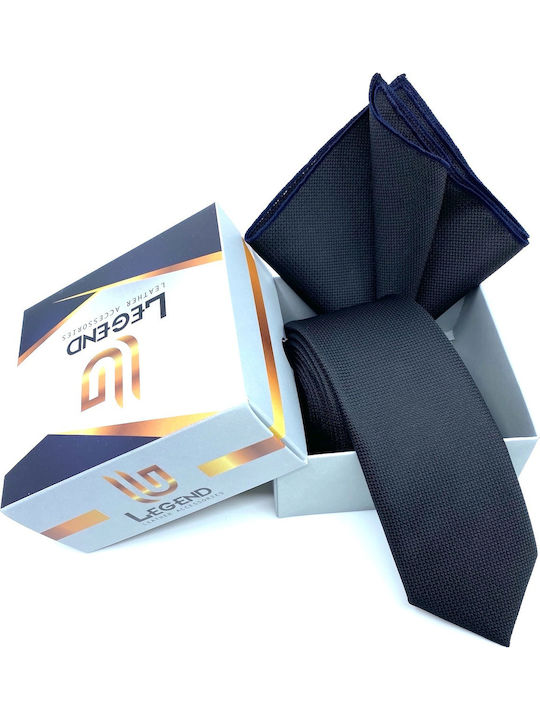 Legend Accessories Σετ Ανδρικής Γραβάτας Συνθετική Μονόχρωμη