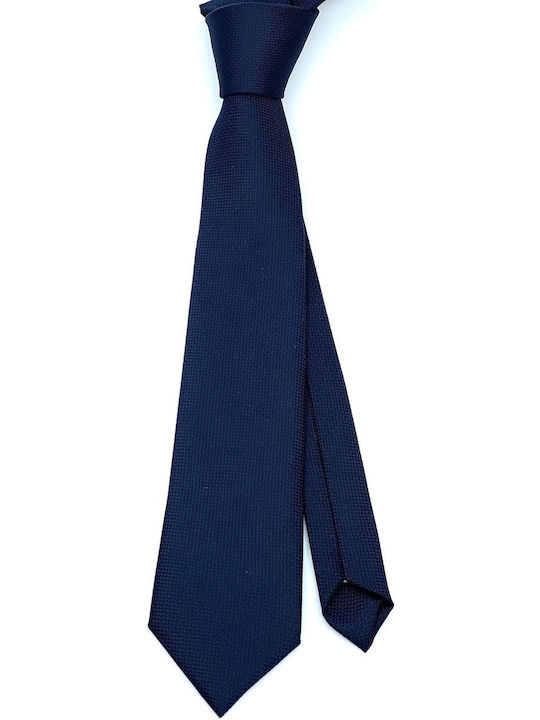 Legend Accessories Σετ Ανδρικής Γραβάτας Συνθετική Μονόχρωμη σε Navy Μπλε Χρώμα -NAVY