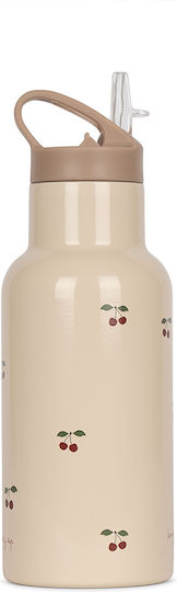 Konges Slojd Kids Water Bottle Thermos Stainless Steel Burgundy 350ml
