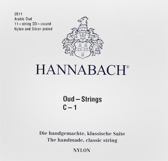 Hannabach Arabic Oud String Sets Μονές Χορδές για Ούτι 11τμχ Αραβικό Κούρδισμα