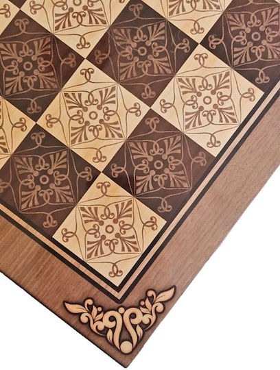 La Belle Maison Handmade Backgammon Wooden 50x50cm