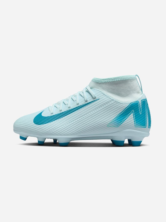 Nike Papuci de fotbal pentru copii Jr Mercurial Superfly 10 Club cu crampoane Albastru