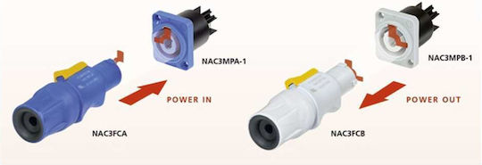 Neutrik NAC-3MPB Plug male (NAC3MPB)