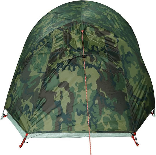 vidaXL Summer Camping Tent Tunnel Green for 2 People 272x233x90cm Variation