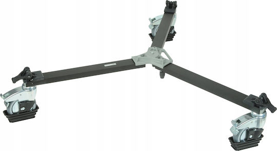 Manfrotto Cine/Video Dolly mit Stachelfüßen Basis Dreibeinstativ - Dolly