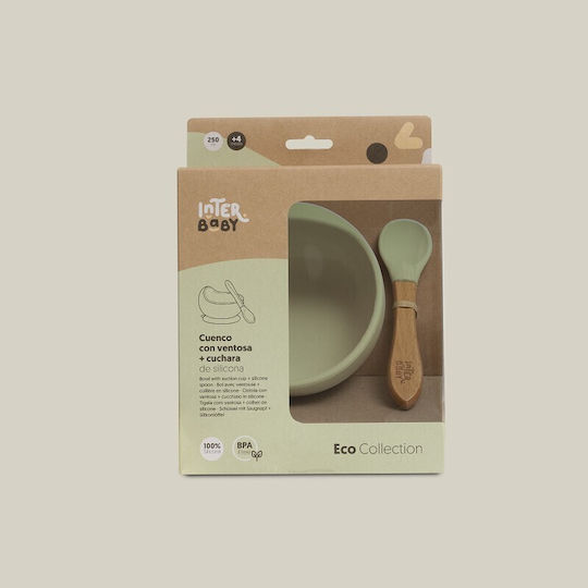 Interbaby Baby Food Container Set made of Silicone Green