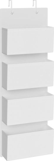 Songmics Κρεμάστρα Πόρτας 4 Θέσεων Μεταλλική 33.5x12x100εκ.