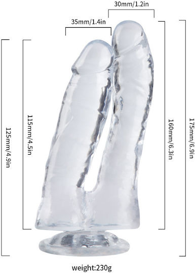 anfänger dildo Doppeldildo »Real Double Do« aus samtweichem Silikon main image 0