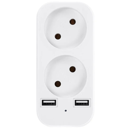 Cameră Spion în Adaptor Dublu Iuni Ad1 Wi-fi Full HD Senzor de Mișcare