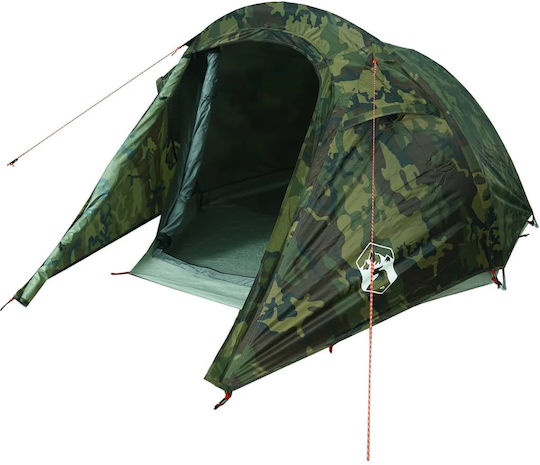 vidaXL Camping Tent Tunnel Green for 3 People 280x194x115cm Variation