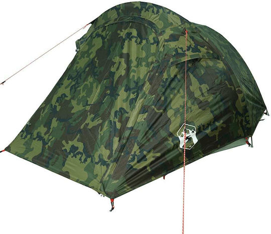 vidaXL Camping Tent Tunnel Green for 3 People 280x194x115cm Variation