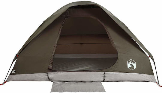 vidaXL Campingzelt Iglu Braun für 2 Personen 220x156x123cm