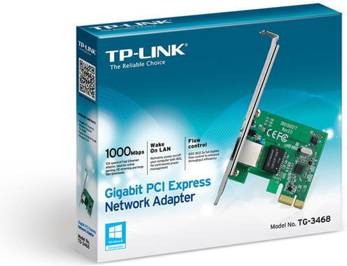 TP-LINK Tg-3468 Wired Ethernet PCI-e Card