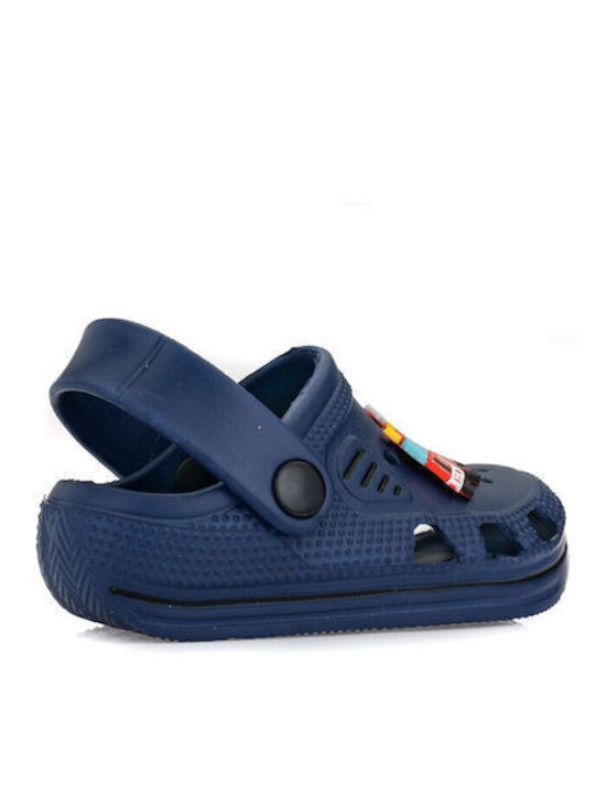 Cubanitas Children's Beach Clogs Light Blue