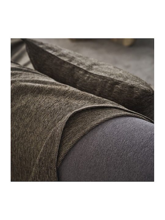 Gofis Home Valkyrie Sofa Throw Chenille 180x250cm Dark Chocolate 234/41