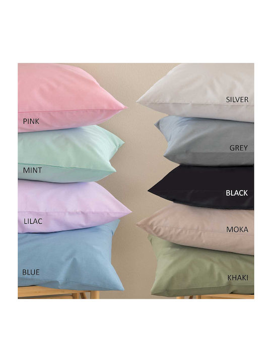 Palamaiki Sheet for Single Bed with Elastic 110x200+32cm. Etoile/2 Grey