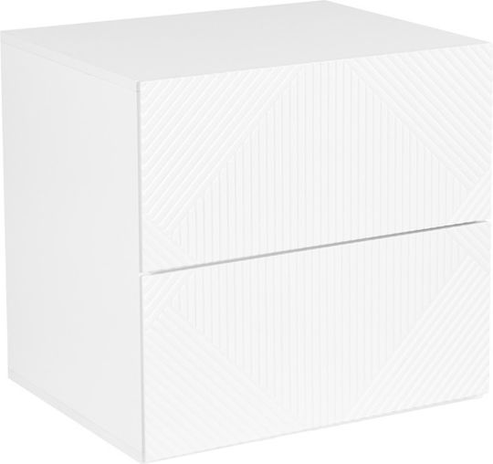 Mezza Ξύλινο Λευκό 55x45x55cm 09-1952