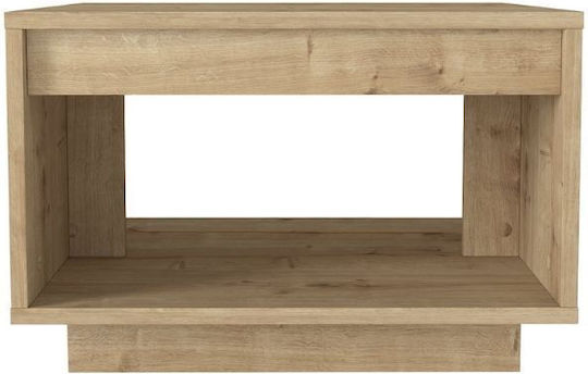 Square Central Coffee Table Onda Wooden Sapphire Oak W60xL60xH40cm GP042-0266 1