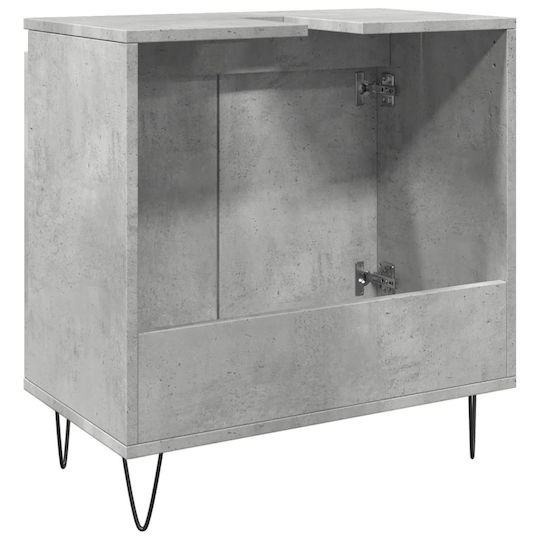 vidaXL Countertop without Sink L58xW33xH60cm Gray