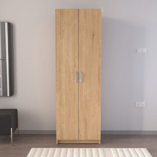 Doppeltür Kleiderschrank Renso Sapphire Oak 59.8x37.8x178.5cm