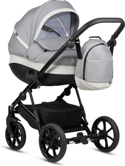 Buba Zaza 2 Бебешка количка 2 в 1 Warm Grey